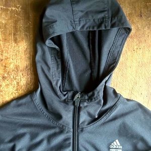 ADIDAS CLIMALITE HOODIE top, size medium